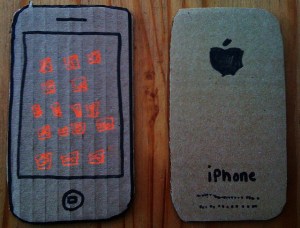 Carboard iPhone 5